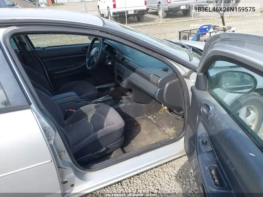 2006 Dodge Stratus Sxt VIN: 1B3EL46X26N159575 Lot: 44996869