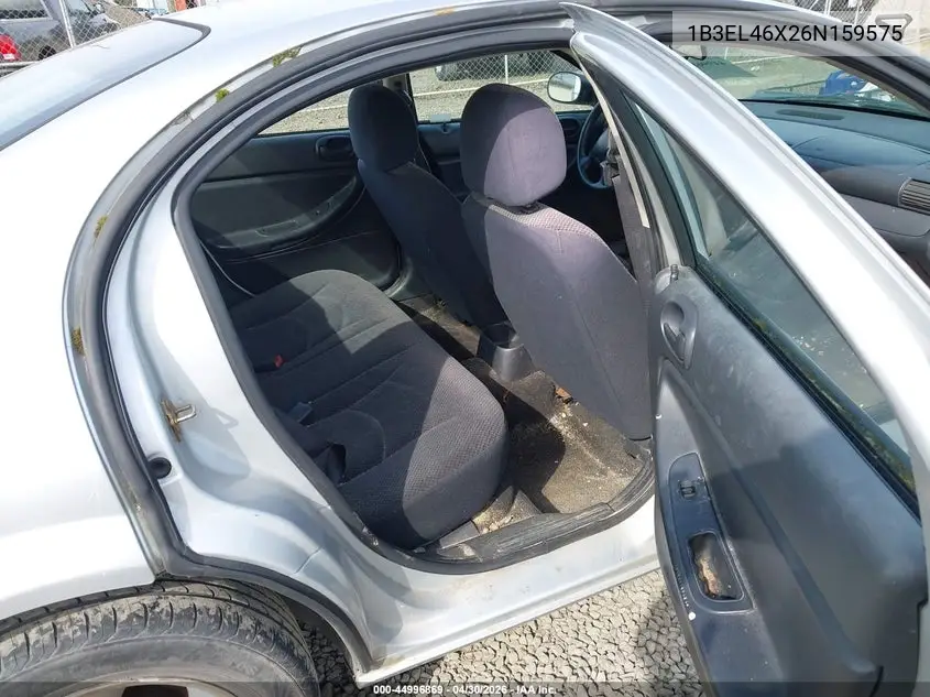 2006 Dodge Stratus Sxt VIN: 1B3EL46X26N159575 Lot: 44996869