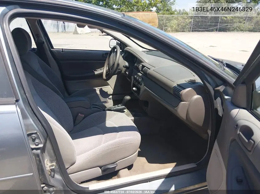 2006 Dodge Stratus Sxt VIN: 1B3EL46X46N246829 Lot: 45537724