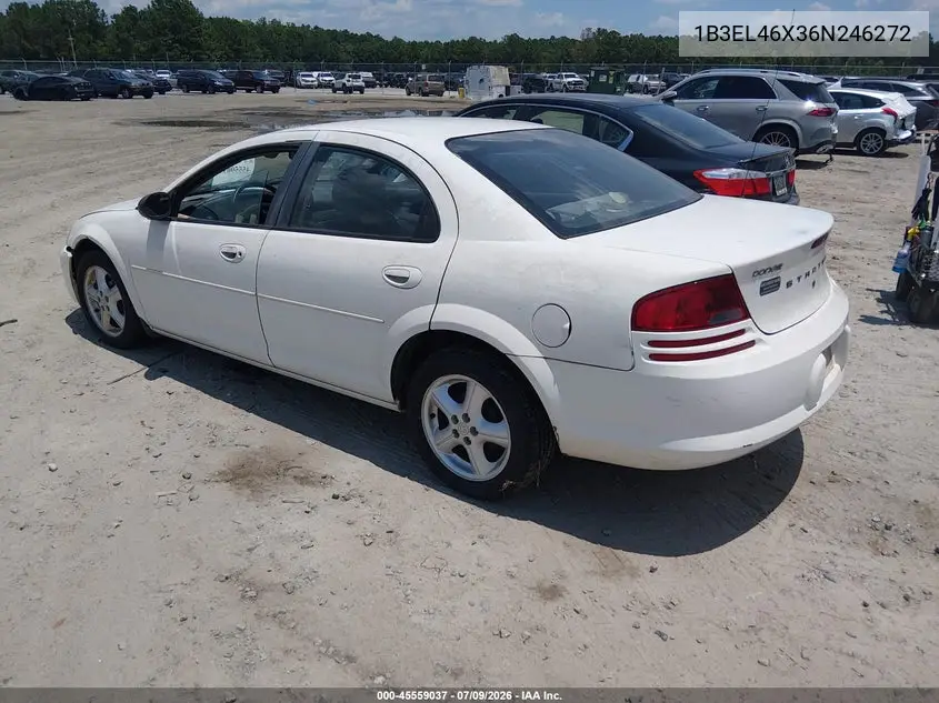 2006 Dodge Stratus Sxt VIN: 1B3EL46X36N246272 Lot: 45559037