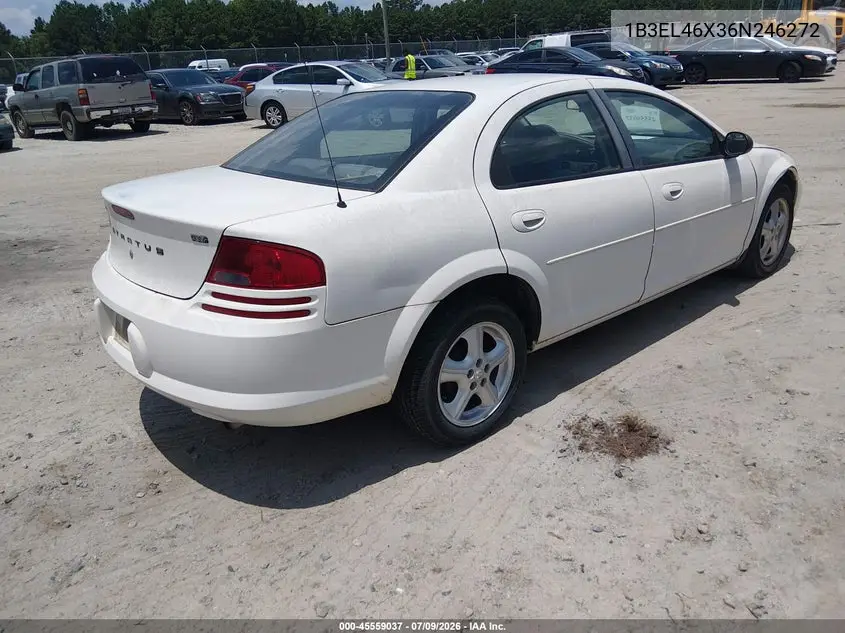2006 Dodge Stratus Sxt VIN: 1B3EL46X36N246272 Lot: 45559037