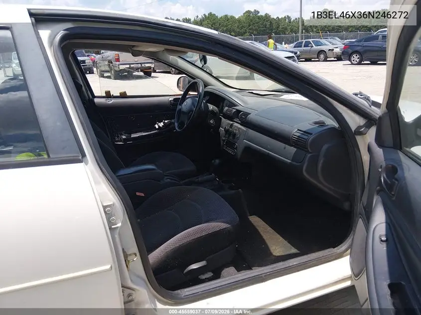 2006 Dodge Stratus Sxt VIN: 1B3EL46X36N246272 Lot: 45559037