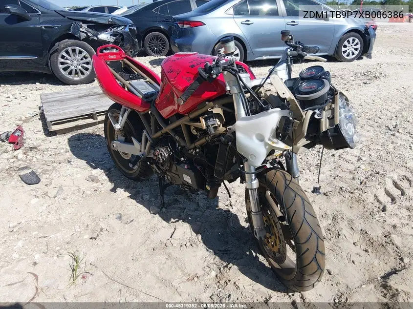 1999 Ducati St2 VIN: ZDM1TB9P7XB006386 Lot: 45319352