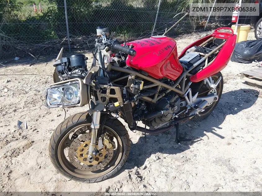 1999 Ducati St2 VIN: ZDM1TB9P7XB006386 Lot: 45319352