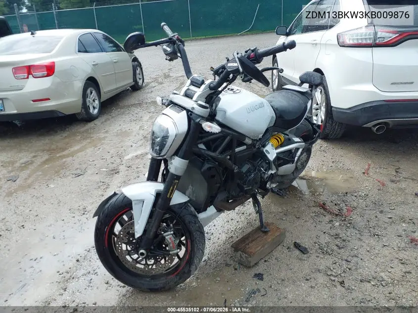 2019 Ducati Xdiavel VIN: ZDM13BKW3KB009876 Lot: 45535102