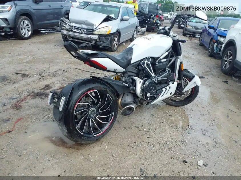 2019 Ducati Xdiavel VIN: ZDM13BKW3KB009876 Lot: 45535102