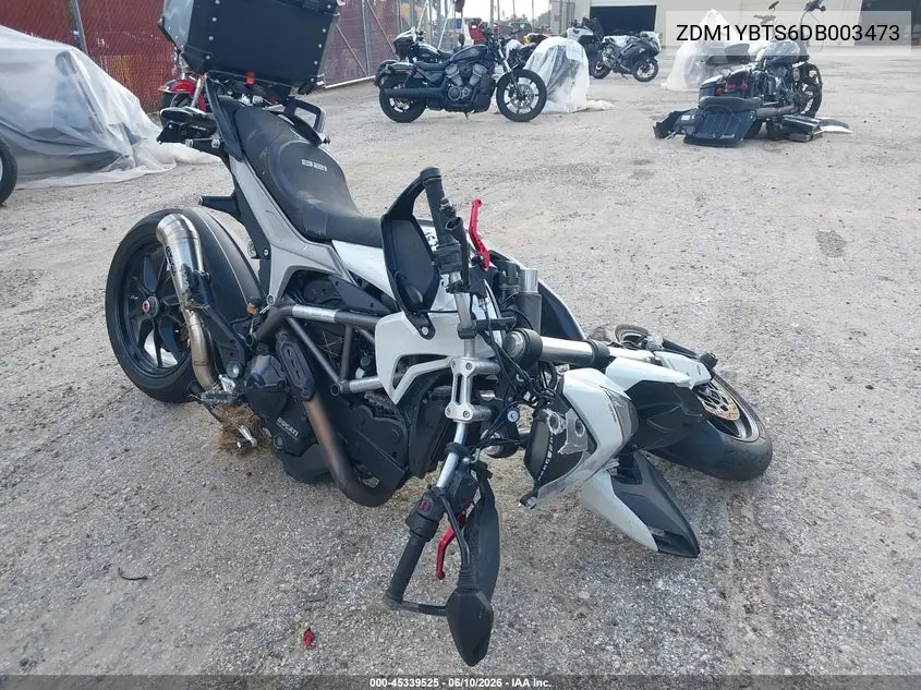 2013 Ducati Hypermotard Hyperstrada VIN: ZDM1YBTS6DB003473 Lot: 45339525