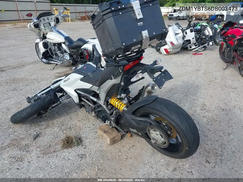 2013 Ducati Hypermotard Hyperstrada VIN: ZDM1YBTS6DB003473 Lot: 45339525