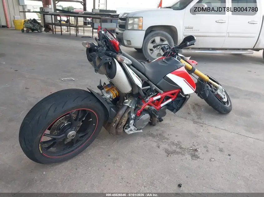 2020 Ducati Hypermotard 950/950 Sp VIN: ZDMBAJDT8LB004780 Lot: 45526546