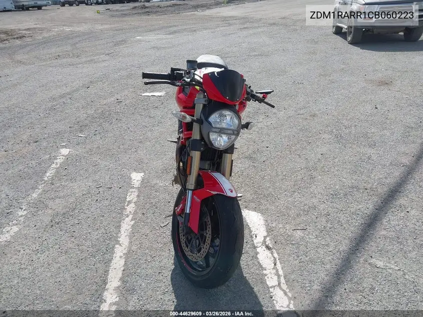 2012 Ducati Monster 1110 VIN: ZDM1RARR1CB060223 Lot: 44629609