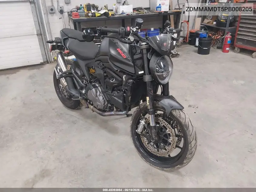 2023 Ducati Monster VIN: ZDMMAMDT5PB008205 Lot: 45393864