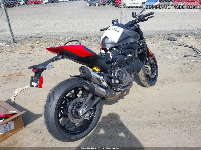 2025 Ducati Monster VIN: ZDMMAMDT4SB010391 Lot: 44666768