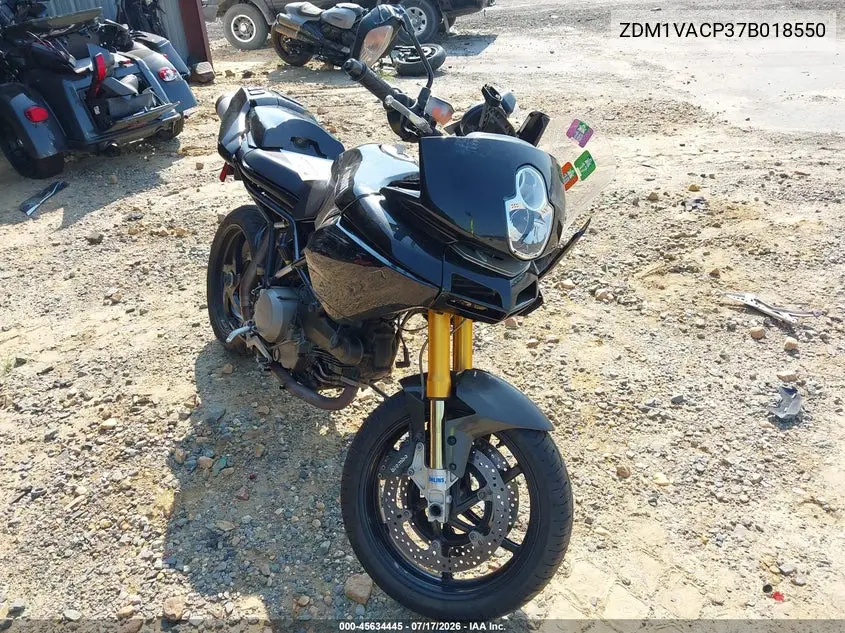 2007 Ducati Multistrada 1100 VIN: ZDM1VACP37B018550 Lot: 45634445