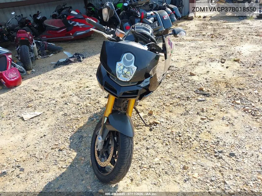 2007 Ducati Multistrada 1100 VIN: ZDM1VACP37B018550 Lot: 45634445