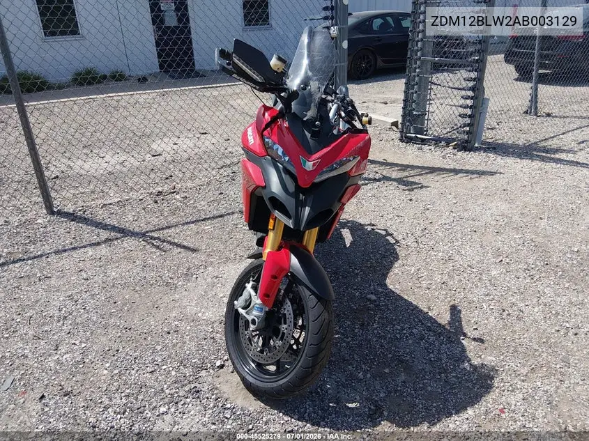 2010 Ducati Multistrada 1200 / 1200S VIN: ZDM12BLW2AB003129 Lot: 45525279