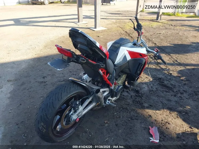 2022 Ducati Multistrada V4/V4S/V4 S Sport VIN: ZDMAALVW0NB009250 Lot: 41424220