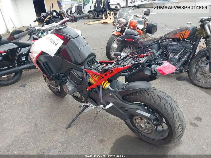2023 Ducati Multistrada V4/V4S/V4 S Sport/V4 Pikes Peak VIN: ZDMAALVW8PB014859 Lot: 45113304