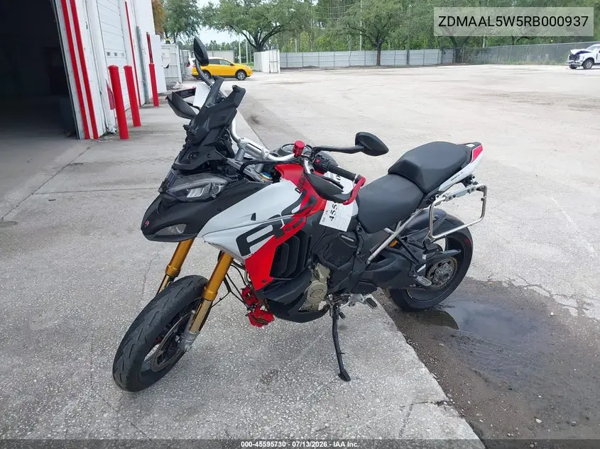 2024 Ducati Multistrada V4 Rs VIN: ZDMAAL5W5RB000937 Lot: 45595730