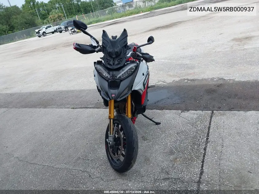 2024 Ducati Multistrada V4 Rs VIN: ZDMAAL5W5RB000937 Lot: 45595730