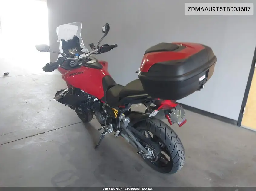 2026 Ducati Multistrada V2/V2 S VIN: ZDMAAU9T5TB003687 Lot: 44907297