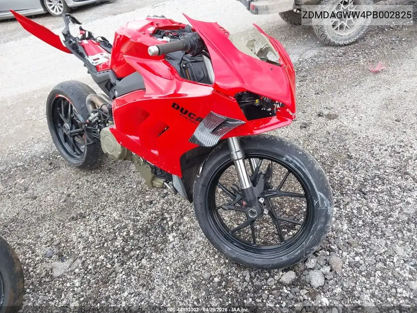 2023 Ducati Panigale V4S VIN: ZDMDAGWW4PB002825 Lot: 44983303