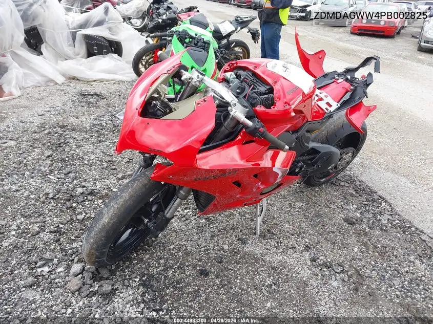 2023 Ducati Panigale V4S VIN: ZDMDAGWW4PB002825 Lot: 44983303