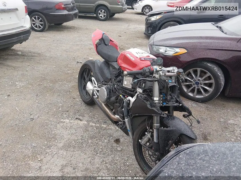 2024 Ducati Panigale V2 VIN: ZDMHAATWXRB015424 Lot: 45320731