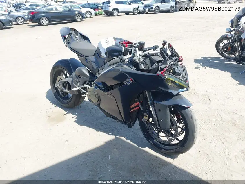 2025 Ducati Panigale V4/V4S VIN: ZDMDAG6W9SB002179 Lot: 45079931