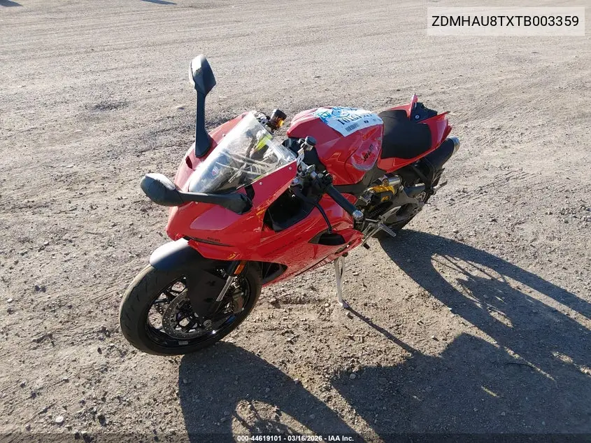 2026 Ducati Panigale V2/V2 S VIN: ZDMHAU8TXTB003359 Lot: 44619101
