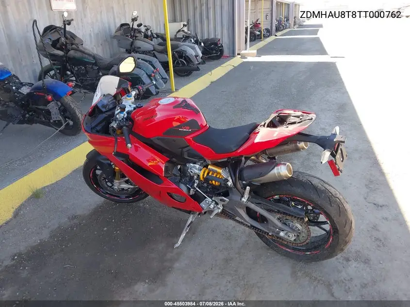2026 Ducati Panigale V2/V2 S VIN: ZDMHAU8T8TT000762 Lot: 45503984