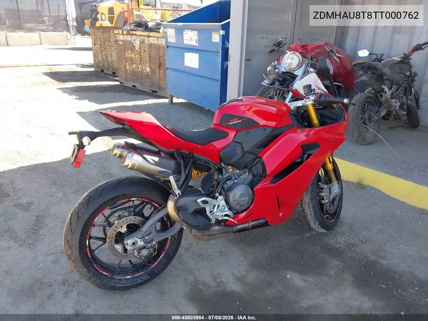 2026 Ducati Panigale V2/V2 S VIN: ZDMHAU8T8TT000762 Lot: 45503984