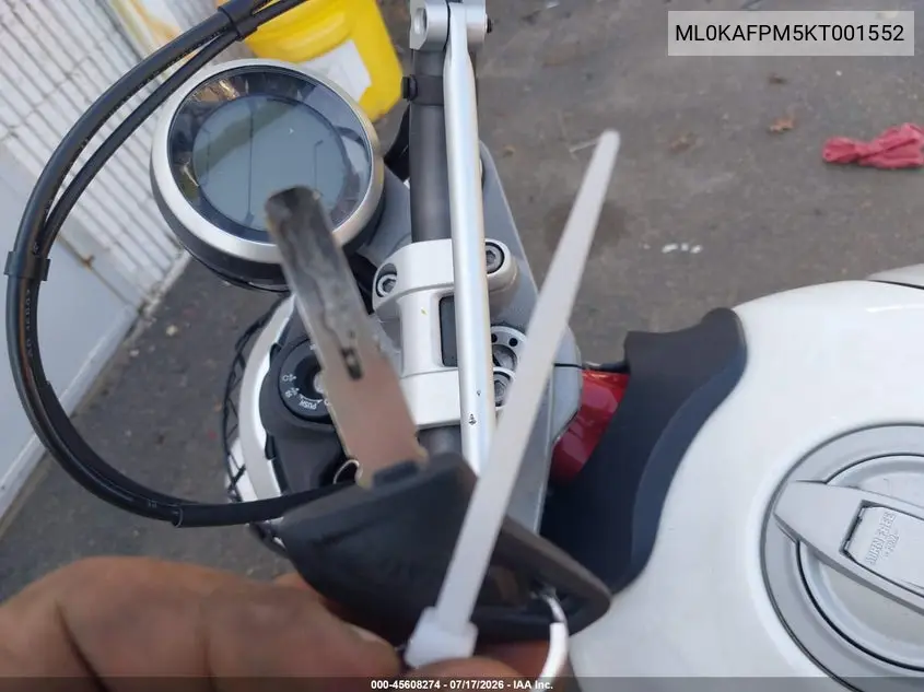 2019 Ducati Scrambler Desert Sled VIN: ML0KAFPM5KT001552 Lot: 45608274