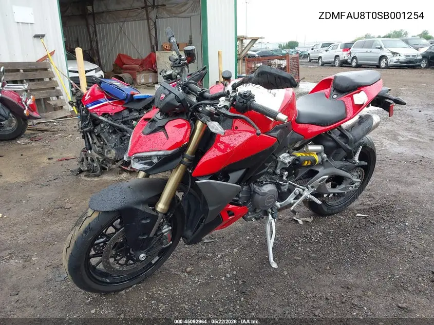 2025 Ducati Streetfighter V2/V2 S VIN: ZDMFAU8T0SB001254 Lot: 45092964