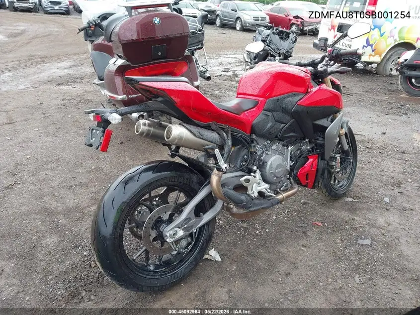 2025 Ducati Streetfighter V2/V2 S VIN: ZDMFAU8T0SB001254 Lot: 45092964
