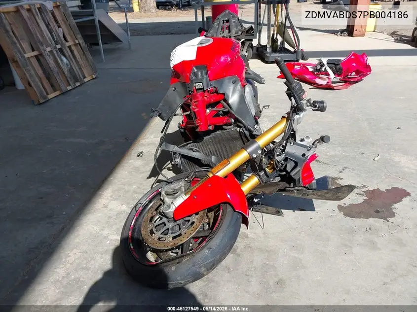 2023 Ducati Supersport VIN: ZDMVABDS7PB004186 Lot: 45127549