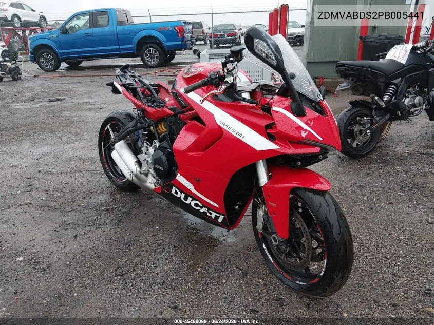 2023 Ducati Supersport VIN: ZDMVABDS2PB005441 Lot: 45460069
