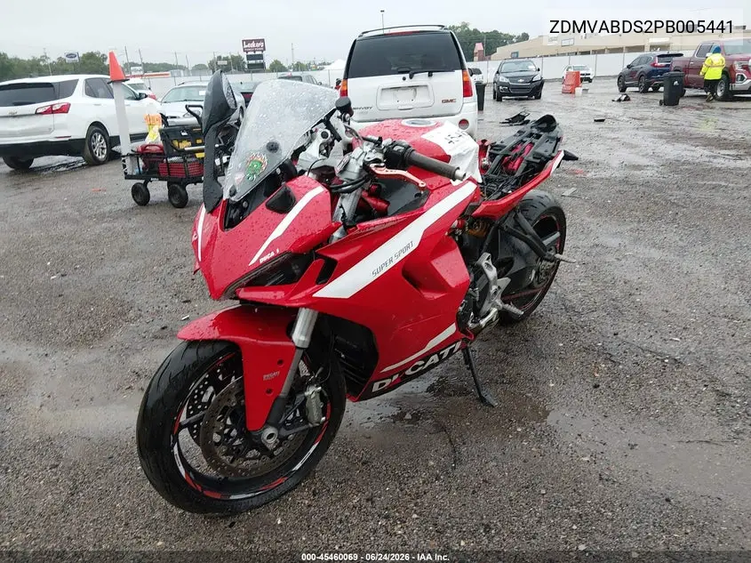 2023 Ducati Supersport VIN: ZDMVABDS2PB005441 Lot: 45460069