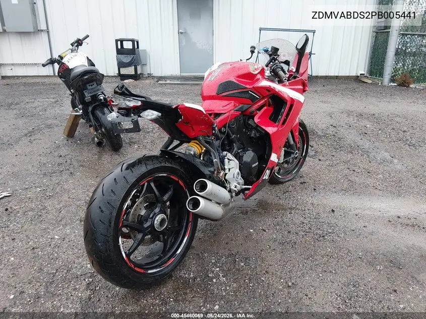 2023 Ducati Supersport VIN: ZDMVABDS2PB005441 Lot: 45460069