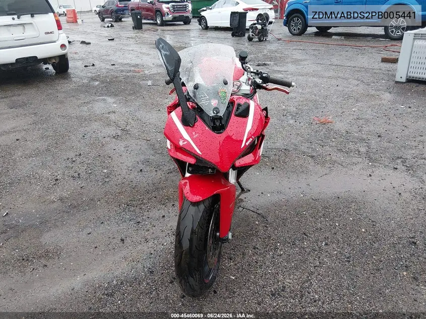 2023 Ducati Supersport VIN: ZDMVABDS2PB005441 Lot: 45460069
