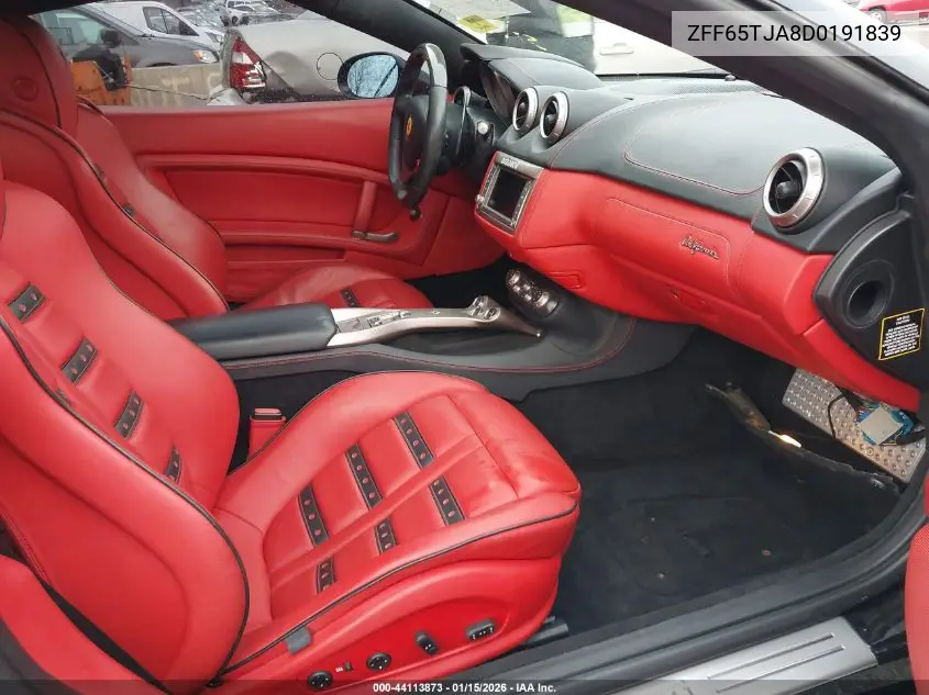 2013 Ferrari California VIN: ZFF65TJA8D0191839 Lot: 44113873