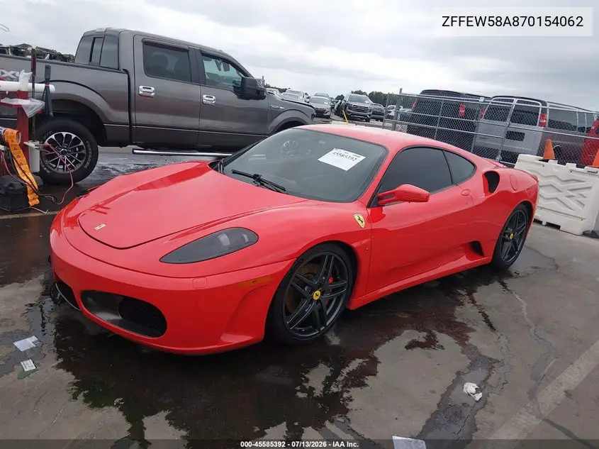 2007 Ferrari F430 Berlinetta/Berlinetta F1 VIN: ZFFEW58A870154062 Lot: 45585392