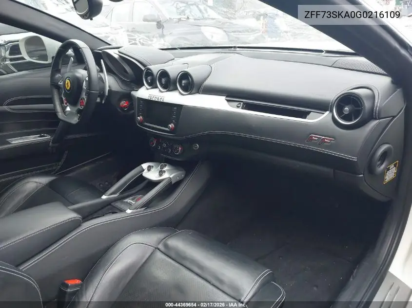 2016 Ferrari Ff VIN: ZFF73SKA0G0216109 Lot: 44369654