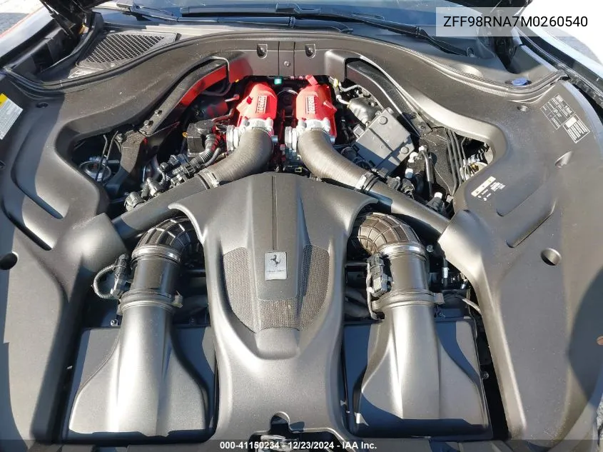 2021 Ferrari Roma VIN: ZFF98RNA7M0260540 Lot: 41150234