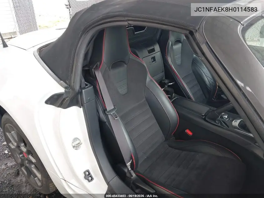 2017 Fiat 124 Spider Elaborazione Abarth VIN: JC1NFAEK8H0114583 Lot: 45433403