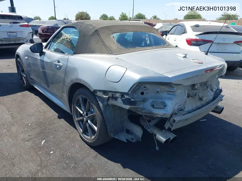 2017 Fiat 124 Spider Lusso VIN: JC1NFAEK3H0101398 Lot: 45486830
