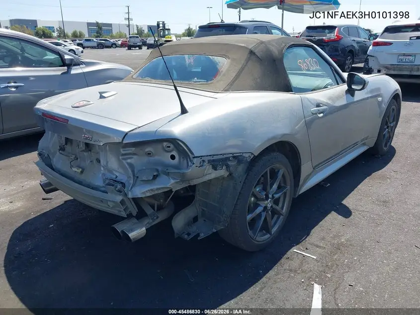 2017 Fiat 124 Spider Lusso VIN: JC1NFAEK3H0101398 Lot: 45486830