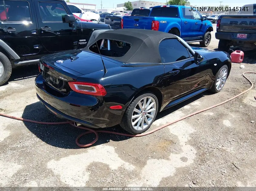 2020 Fiat 124 Spider Lusso VIN: JC1NFAEK9L0145141 Lot: 45093550