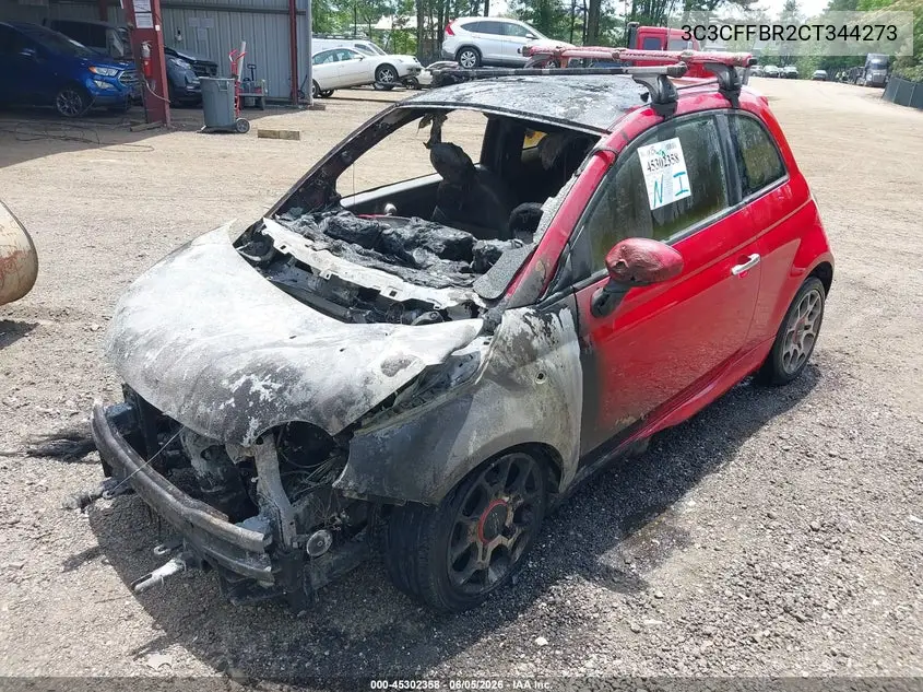 2012 Fiat 500 Sport VIN: 3C3CFFBR2CT344273 Lot: 45302358