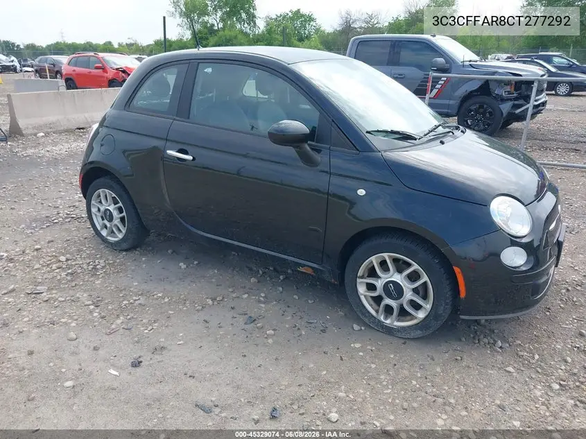 2012 Fiat 500 Pop VIN: 3C3CFFAR8CT277292 Lot: 45329074