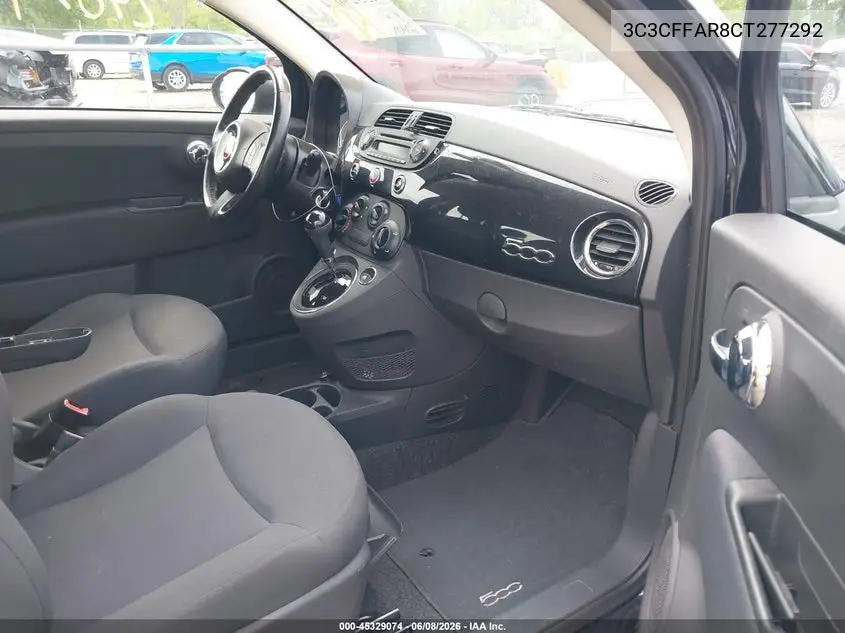 2012 Fiat 500 Pop VIN: 3C3CFFAR8CT277292 Lot: 45329074